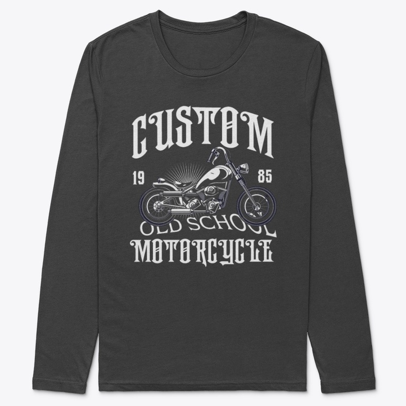 Custom Old School Motorcycle