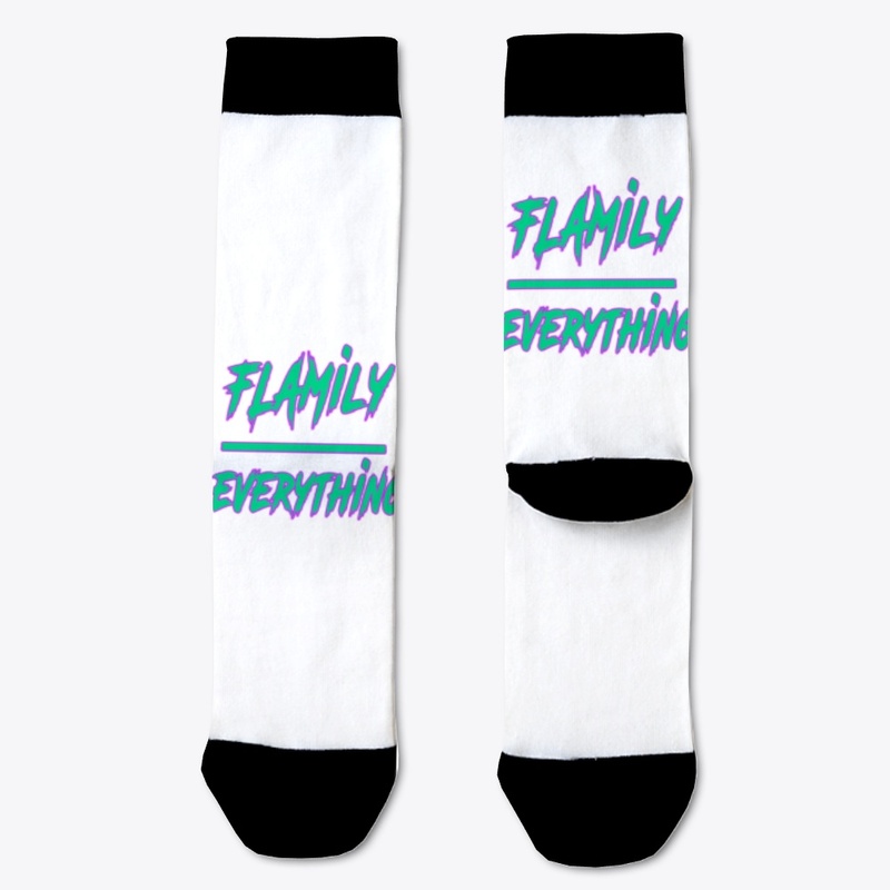#FlamilyOverEverything White