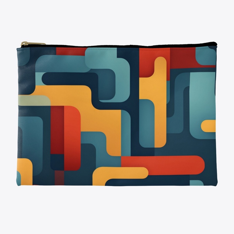 Colorful Art with Wavy Background