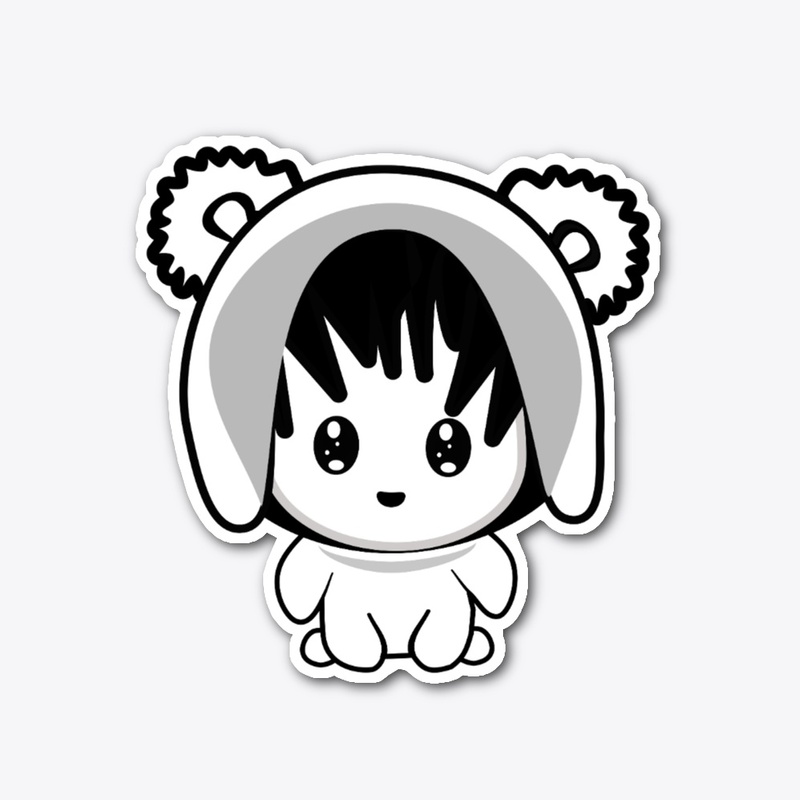 Cute vector cartoon of a girl