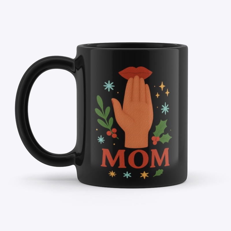 Holiday Thank You Mom Mug – ASL Edition