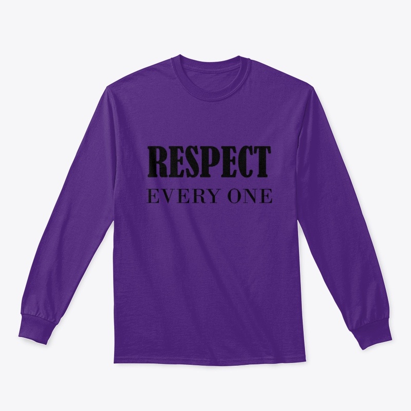 Respect tees and hoodies.