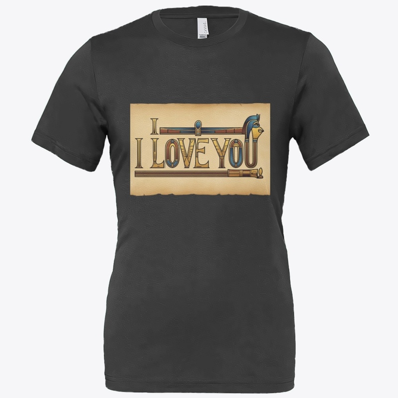  t shirt i love you