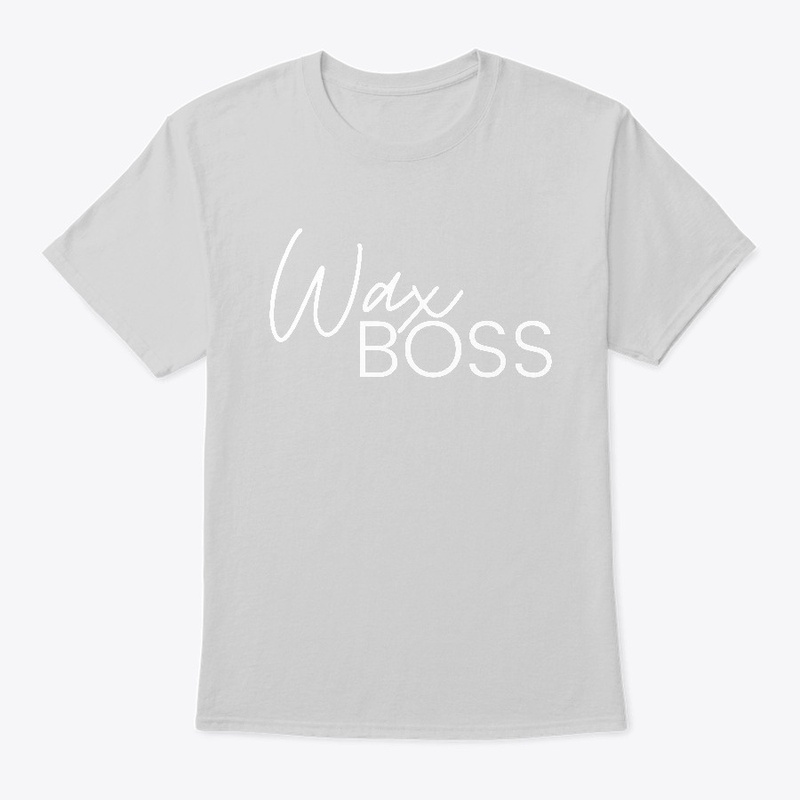 Wax Boss White Lettering