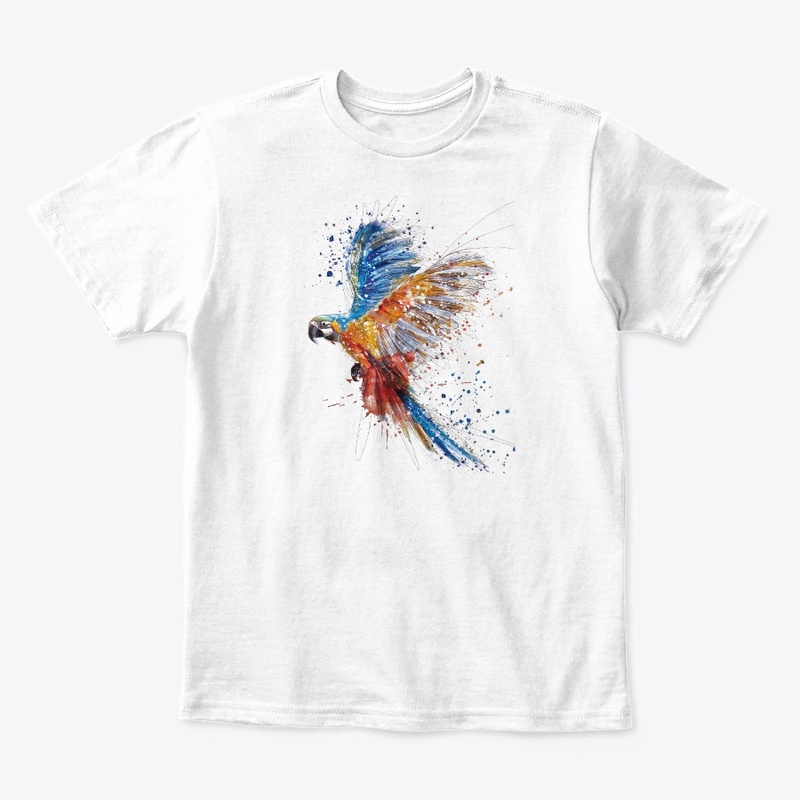 Parrot Birds T-Shirts For KID