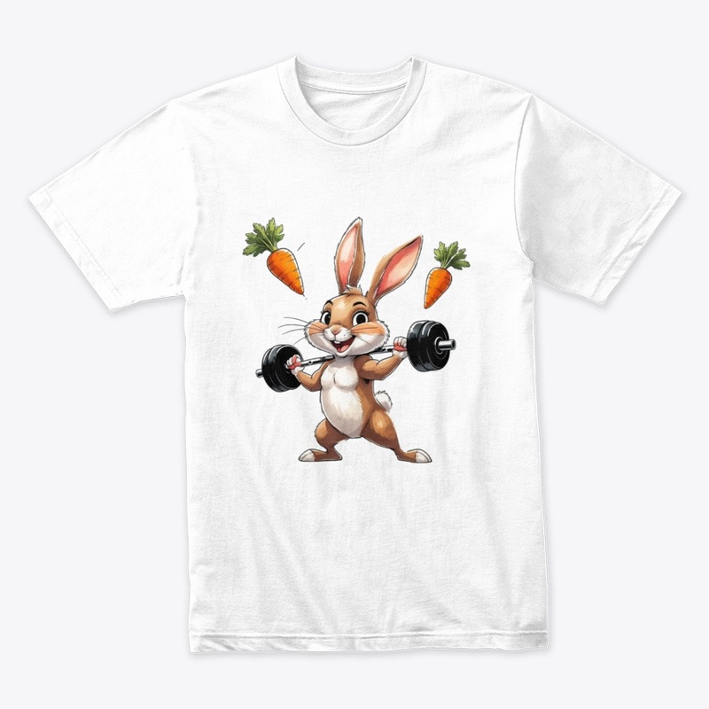 Buff Bunny – Funny Workout Rabbit 
