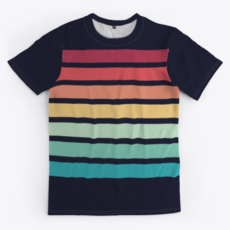 Banina - Classic 70s Retro Stripes 