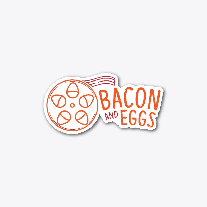 Bacon and Eggs Logo Sticker