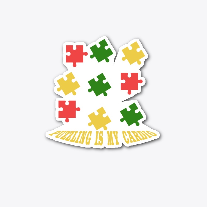 Puzzling Is My Cardio Puzzle Lover