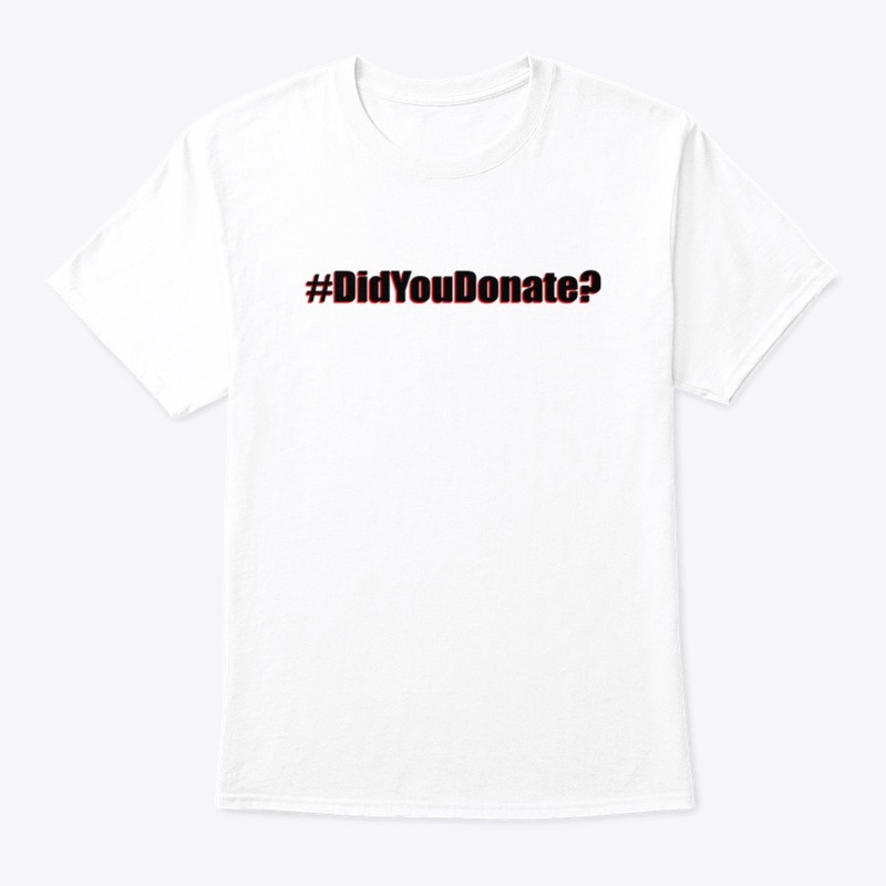 Did You Donate Black Logo
