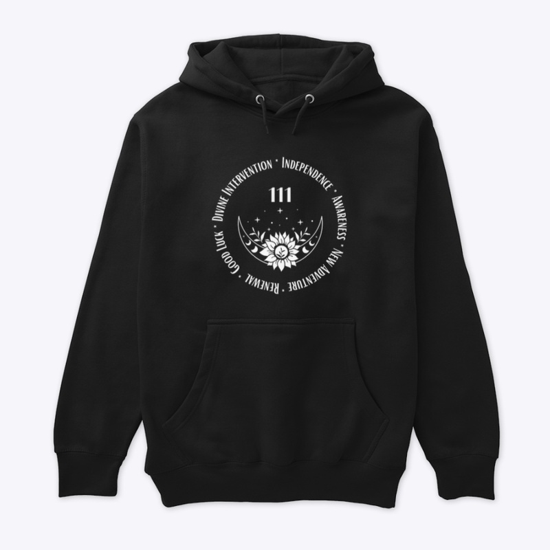 111 Angel Number - Black Collection