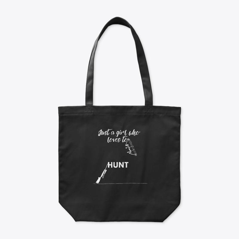 girl likes to hunt