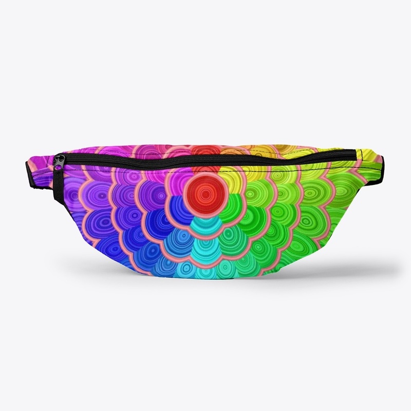 Rainbow Mandala Colorful Pattern