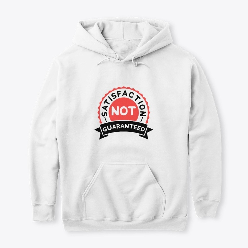 Satisfaction... (Red), Black on White