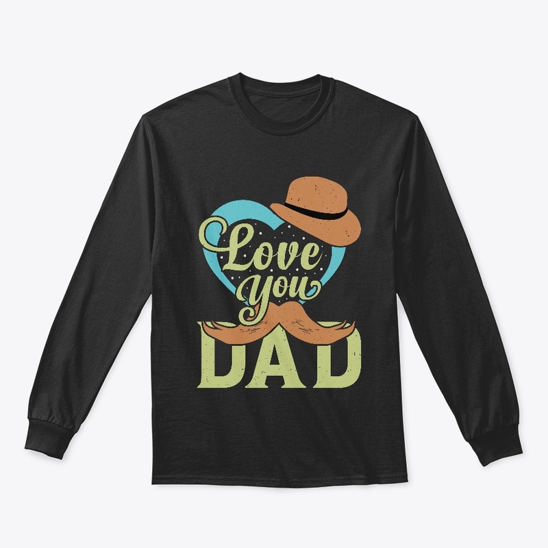 Love You Dad Retro Vintage T-shirt