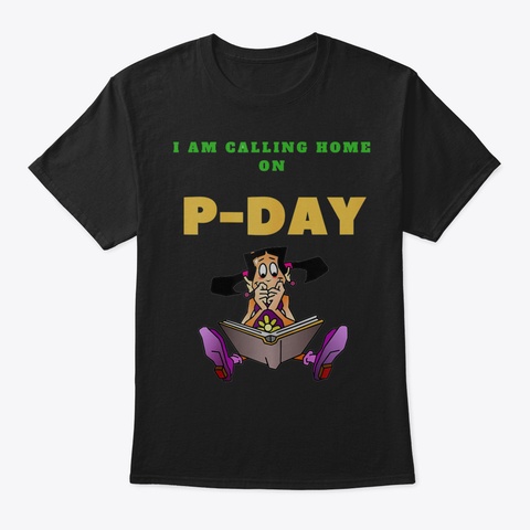 Womens Lds Sister Pday Call Home Tshirt1 Black T-Shirt Front