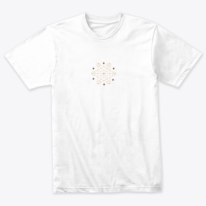 geomatrics logo style t - shirt