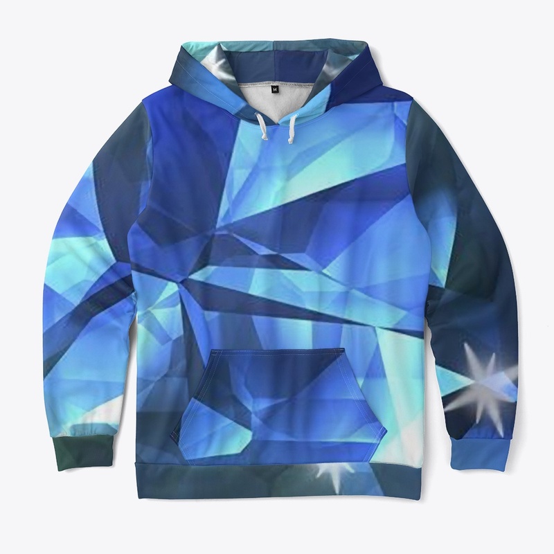 Blue Crystal Pattern