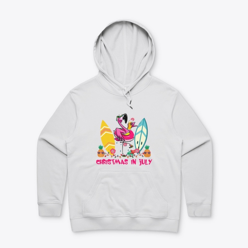 Christmas In July Flamingo Summer