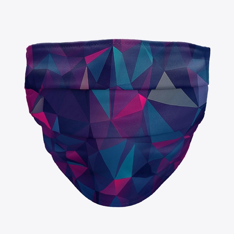 Darker Digital Abstract Shapes Apparel