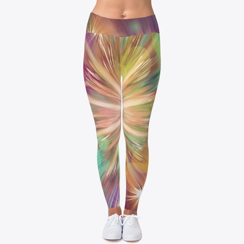 Christmas Star Printed Leggings 