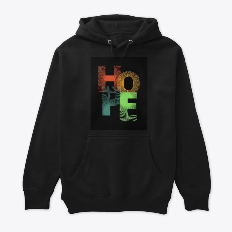 Amazing black T shirt with (hope) logo