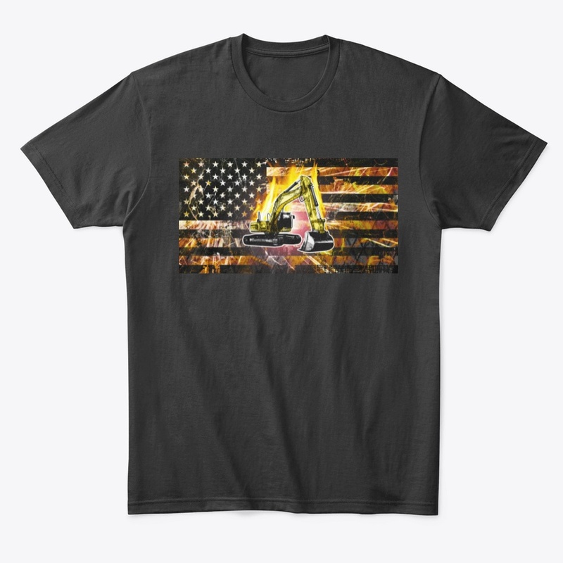 Excavator Flag Sparks