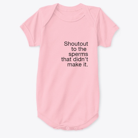 @Spermatozoids Pink Camiseta Front
