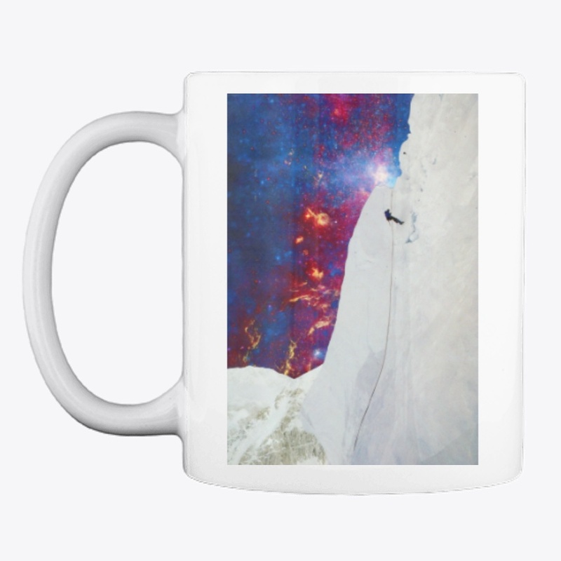 Mountain Climber - Space Collage Tee