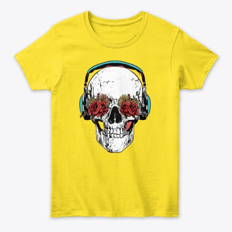 Rock Skull Women T-Shirt