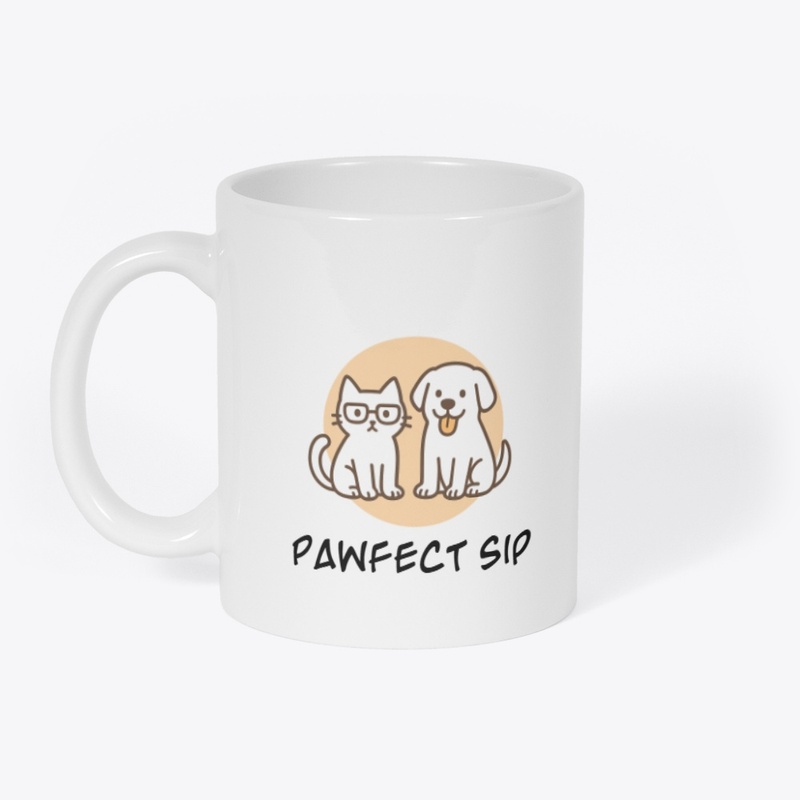 Milo & Bo Pawfect Sip 🐾 Cute Pet Mug