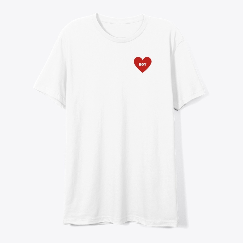 "Colorful 'BOY' Heart Style Every Mood!"