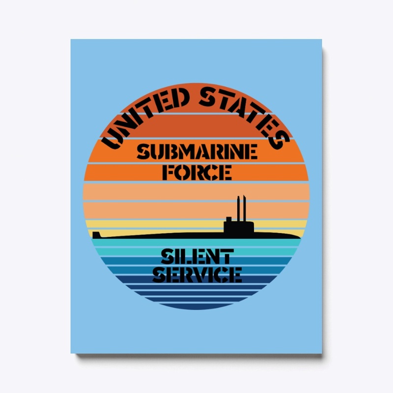 Sunset US Submarine Force Service Pl