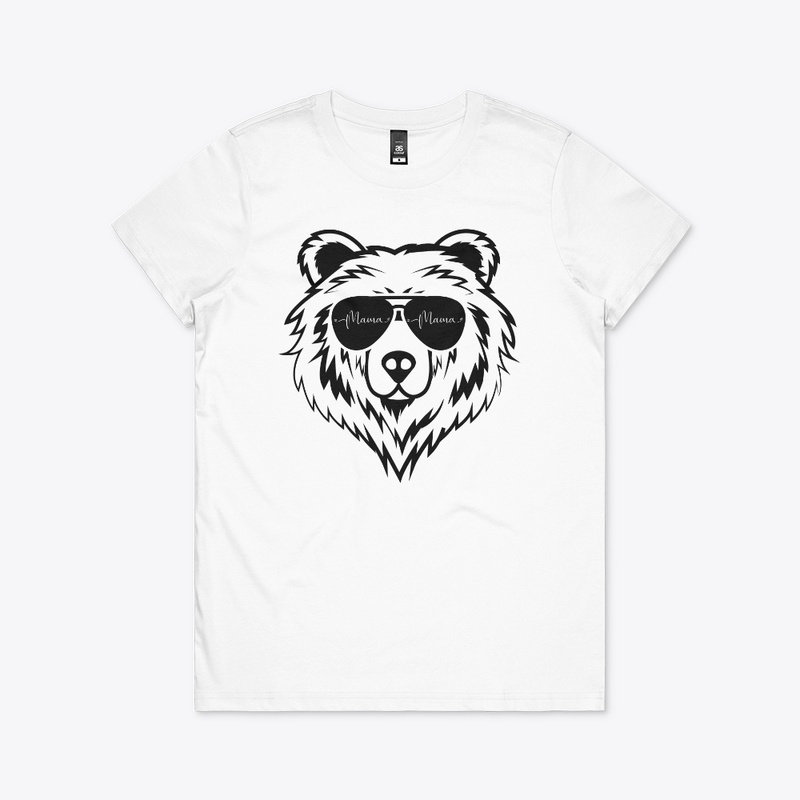Mama Bear with Sunglasses 