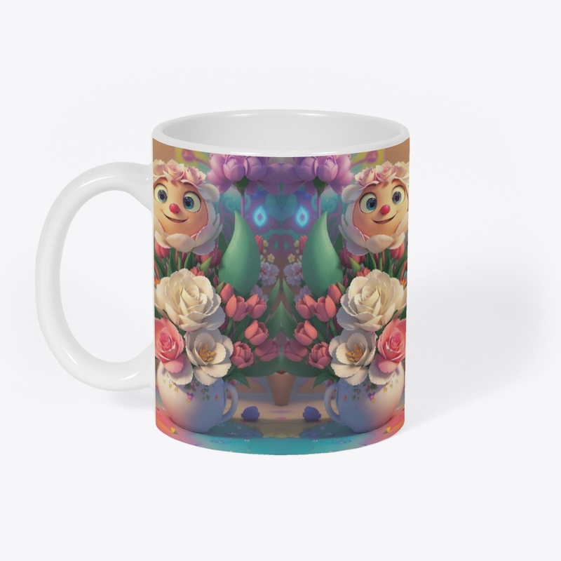 Happy 3D Flowers