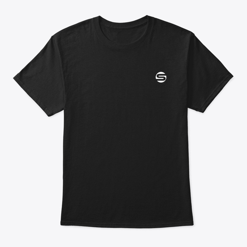 Black Shirt With White Scythe Logo