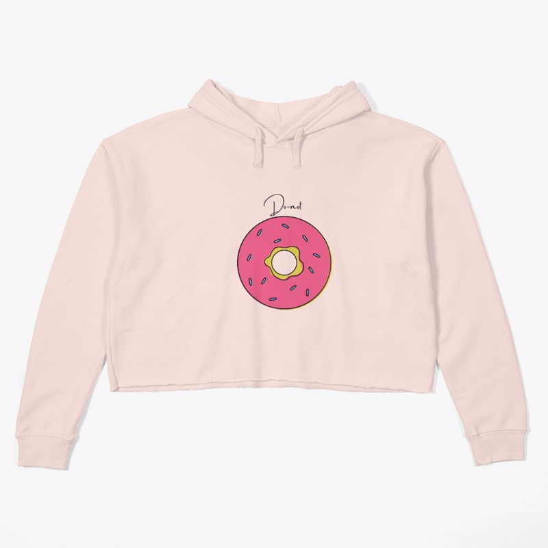 DO-NOT WOMEN'S CROP HOODIE
