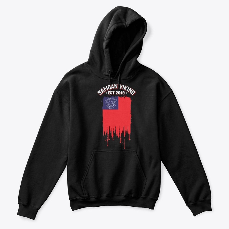 Kids Samoan Viking Flag Hoodie