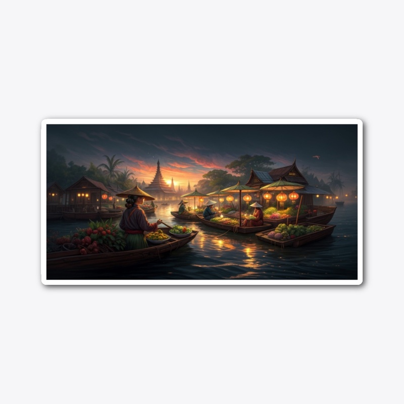 "Enchanting Thai Floating Market