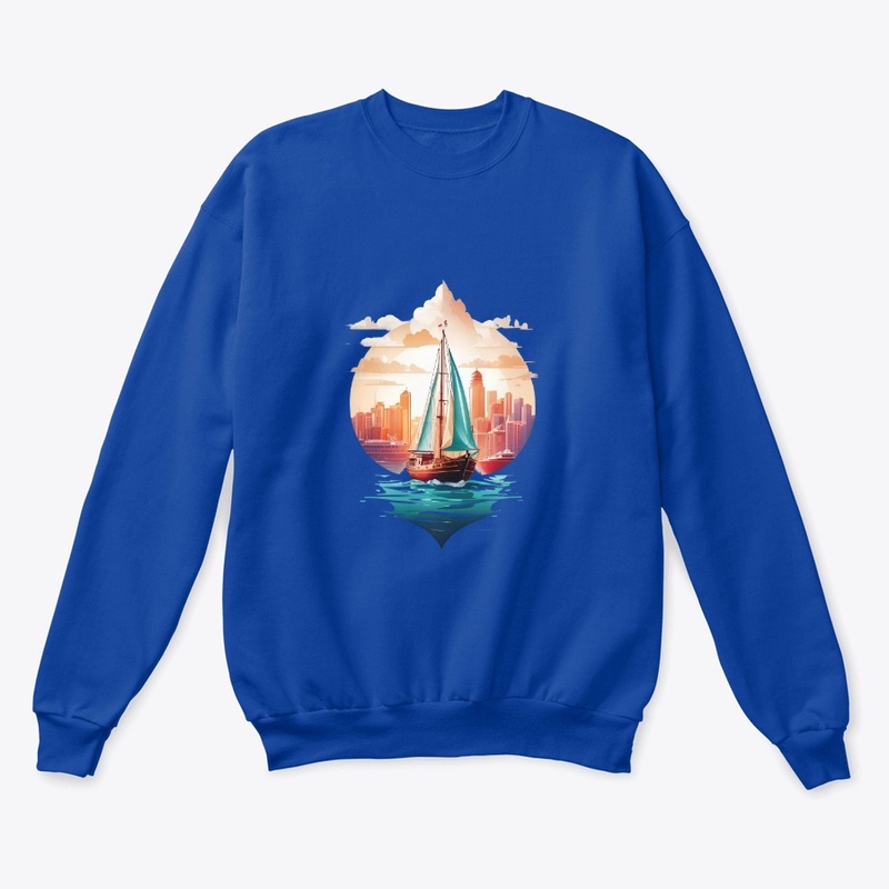 Ship in a ocean