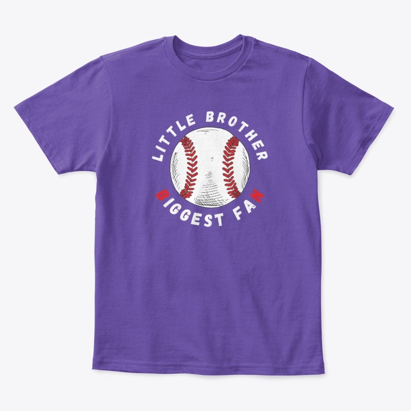  Little Brother Biggest Fan Baseball boy