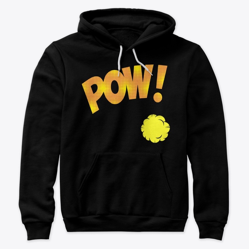 pow cartoon graphics design multicolour