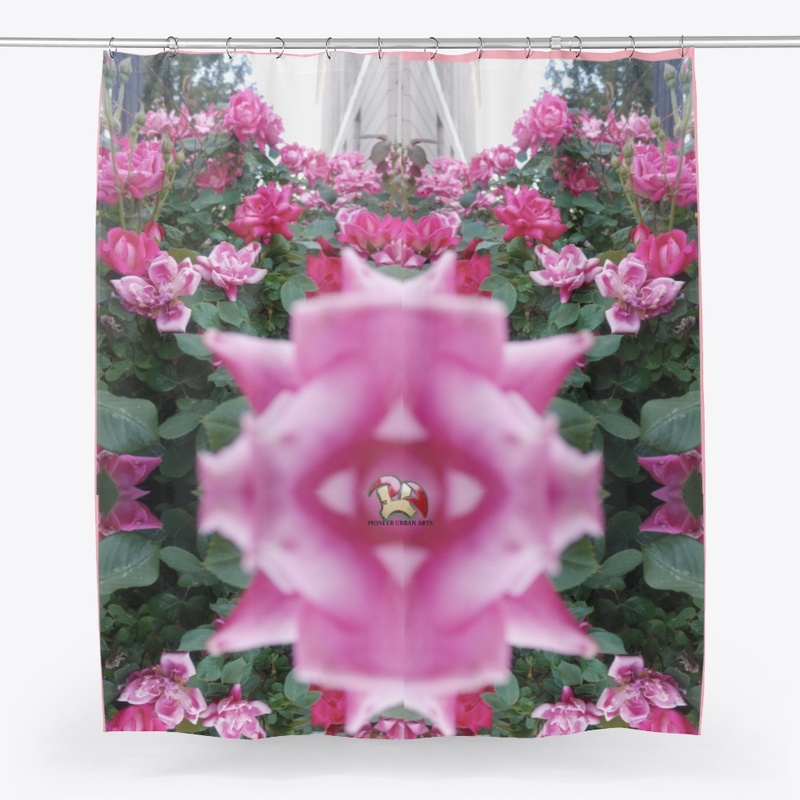 bed of roses shower curtain  
