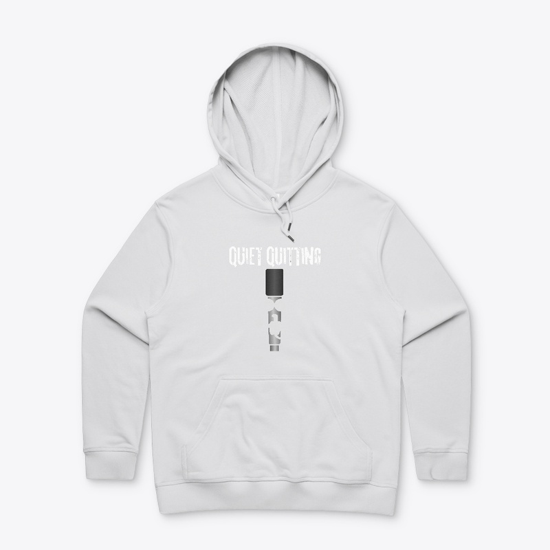 Quiet Quitting shhh _funny design