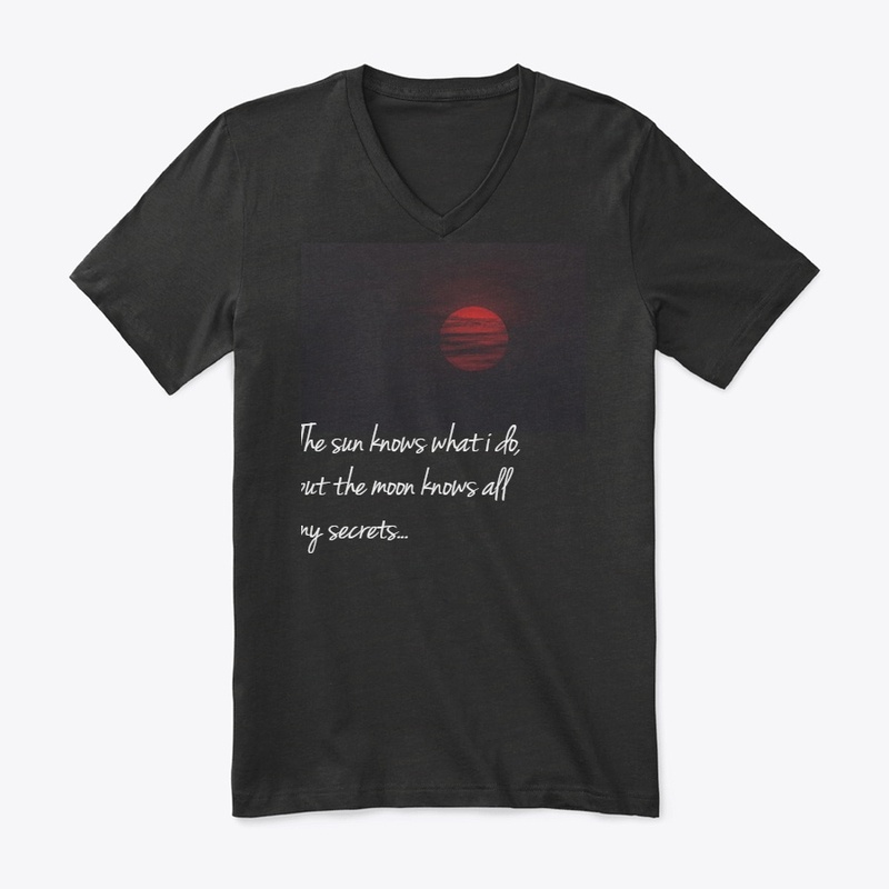 Aesthetic black unisex quote print tee 
