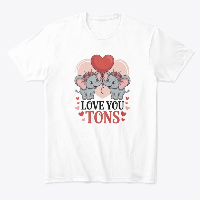 Love Art Of Cute Baby Elephant