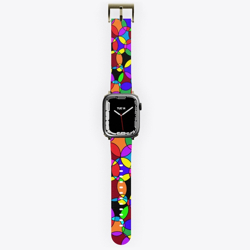 Colorful circles Design phone case,bands