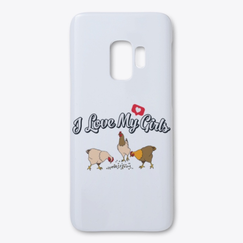 I Love My Girls Chicken Farmer Gift