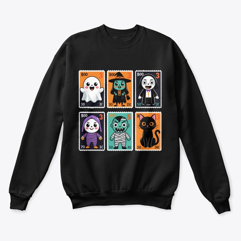 Cute Halloween Stamp Collection
