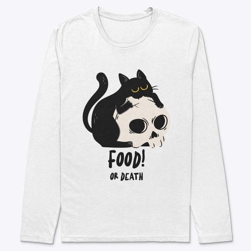 Cat Food Or Death No 1 - Funny Cat